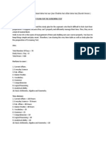 Study Plan -- Screening Test