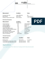 Technical Data: Measurement Condition Value