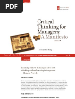 Download Critical Thinking for Managers by deroe SN16570200 doc pdf