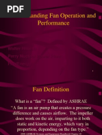 Understanding Fan Operation and Performance - W. Hilbish