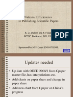 National Efficiencies in Publishing Scientific Papers: R. D. Shelton and P. Foland WTEC, Baltimore, MD, USA