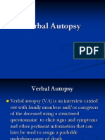 K - 9 Verbal Autopsy