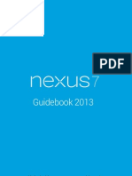 Download Google Nexus 7 2013 Tablet User Manual Guidebook For Android Jelly Bean 43 English by nexusguide SN165717890 doc pdf