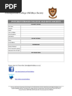 Download Old Boys Details Form  by Potch Old Boys SN165724317 doc pdf