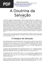 Soteriologia A doutrina da Salvação
