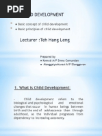 Child Development: Basic Concept of Child Development Basic Principles of Child Development