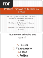Políticas Públicas de Turismo no Brasil