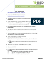 Manual de Utilização Do BPA MAG para Testes Internos