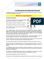 Lectura 10 - Estructura de Protección personal