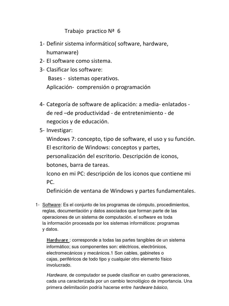 Definición de Humanware en Informática | PDF | Hardware de la ...