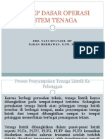 Konsep Dasar Operasi Sistem Tenaga