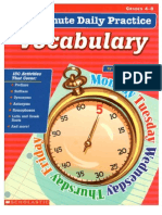 5 Minute Dailypractice VOCABULARY Reduced