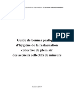 Guide Restauration Collective Plein Air