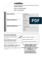 Fedders Dehumidifier A7DH65B2A-A-R User Manual