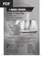 Download Black  Decker Food Processor Manual FP1450 by 51f1 SN165778320 doc pdf