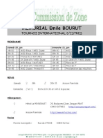 Memorial Emile Bourut Programme-1