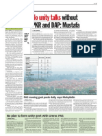 Thesun 2009-06-18 Page03 No Unity Talks Without PKR and Dap Mustafa
