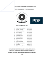 Kepaniteraan Klinik Senior Bagian Neurologi 12 Nov-17 Des