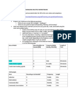 Conference Prework For Managing Multiple Workstreams: Management