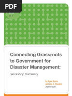 Download Connecting Grassroots to Government for Disaster Management Workshop Summary by The Wilson Center SN165813847 doc pdf