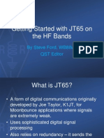 Getting Started With JT65 on the HF Bands