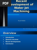 Water Jet Machining: Recent Development