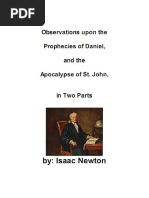 Observações das profecias de Daniel e Apocalipse
