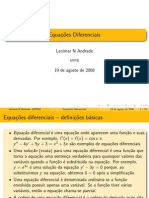 Eq. Diferenciais