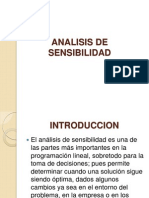 Analisis de Sensibilidad