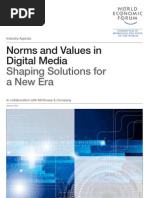 Norms and Values in Digital Media