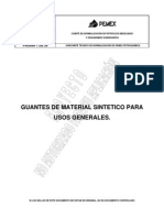 PROY-NRF-253-PEMEX-2011 Guantes de Material Sintético
