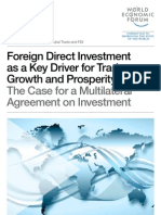 Foreign Direct Investment As A Key Driver For Trade, Growth and Prosperity