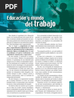 Educacion y El Mundo Del Trabajo