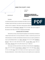 OHIO DEFENDANT’S MOTION FOR DISCLOSURE OF EXCULPATORY EVIDENCE