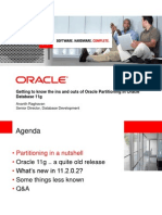 Getting To Know The Ins and Outs of Oracle Partitioning in Oracle Database 11g