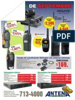 Promociones de Septiembre 2013