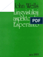 Lingvistikaj Aspektoj de Esperanto