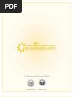 Download 2011 Ohio Sunshine Laws Manual by Mike DeWine SN16587965 doc pdf