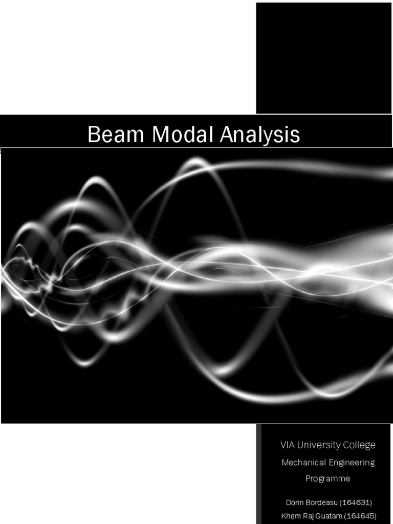 Beam Modal Analysis Techniques | PDF