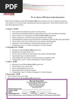 We Are Boston Master Sponsorship