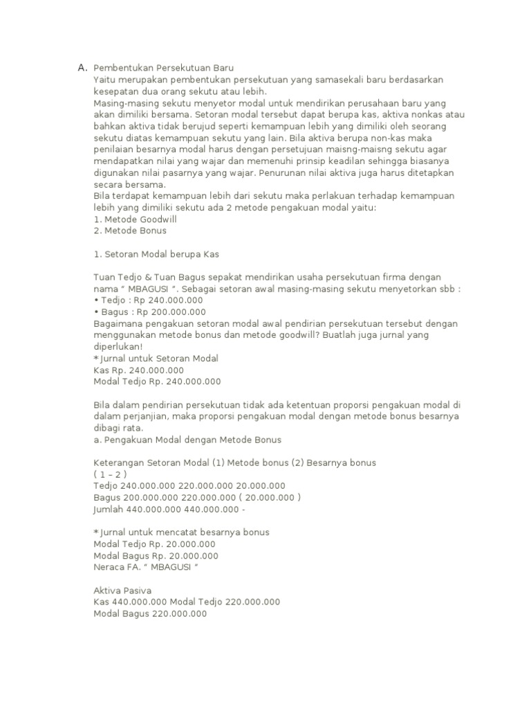 Pembentukan Persekutuan Baru