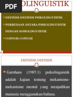 Download PSIKOLINGUISTIK by kpoek2001 SN16591444 doc pdf