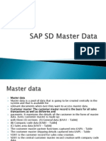 SAP SD Master Data