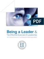 Being a Leader & The Effective Exercise of Leadership