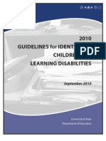  Learning Disability Guidelines