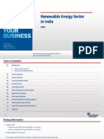 Renewable Energy Sector in India - Feedback OTS - 2013