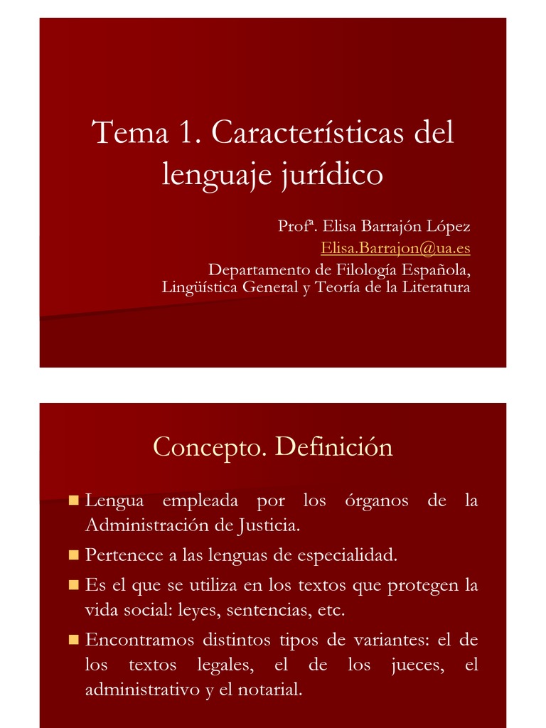 Lenguaje Juridico PDF