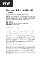 Open Source Desktop Publishing With Scribus