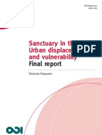 HPG Sanctuary in the City? Urban Displacement and Vulnerability Final Report