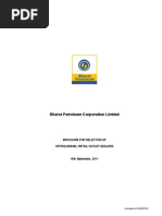 BPCL Delear Selection Guidelines Brochure